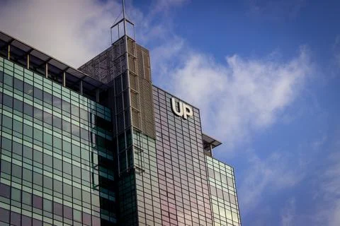 UP shared office building Stock Photos