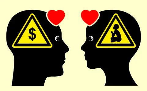 Shared Parental Responsibilities Stock Illustration