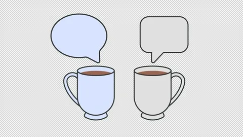 Shared Sip Chat 스톡 동영상 321264090