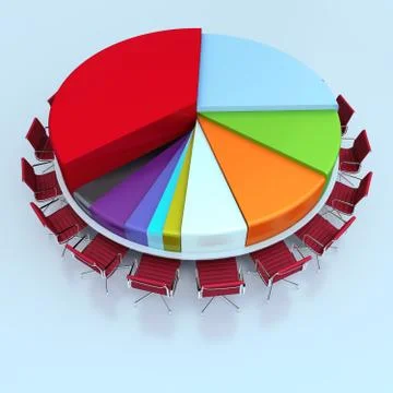 Shareholders meeting Stock Illustration