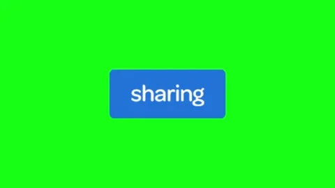 Sharing animation on green screen Video stock 335259048