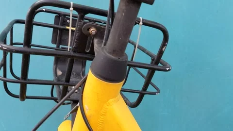 A sharing bike 库存影片 144383607