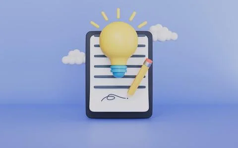 Sharing business ideas, Brainstorm, Sharing knowledge, Smart thinking Stock Illustration
