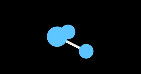 Sharing button icon animation Stock Footage 263972445
