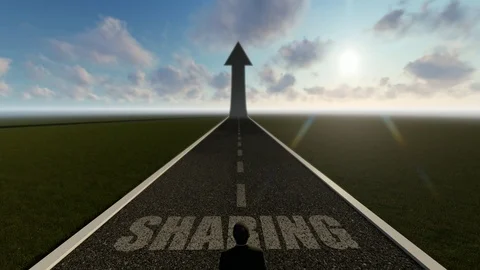 Sharing Concept Stock Footage 95793395