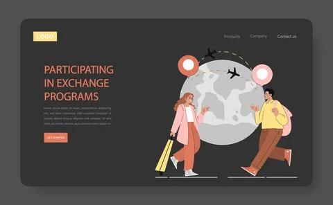 Sharing Culture. Flat Vector Illustration イラスト素材