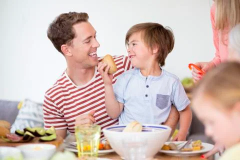 Sharing with Dad Photos