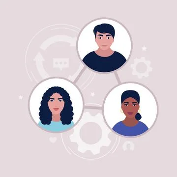 Sharing data Ilustración de archivo