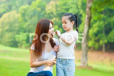 Sharing food Stock Photos