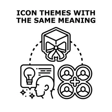Sharing ideas and concepts leading to rewards and benefits Stock Illustration