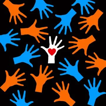 Sharing Illustrazione stock