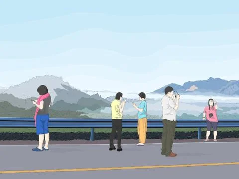 Sharing Stock Illustration