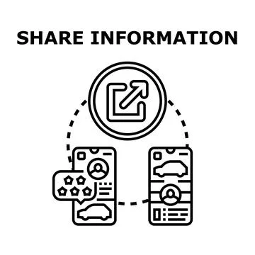 Sharing information between mobile platforms connection network 스톡 일러스트
