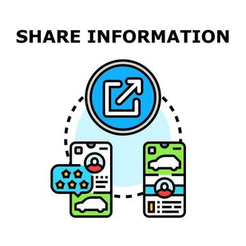 Sharing information between mobile platforms connection network Illustrazione stock