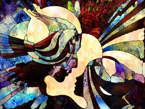 Sharing of Knowledge Stock Illustration