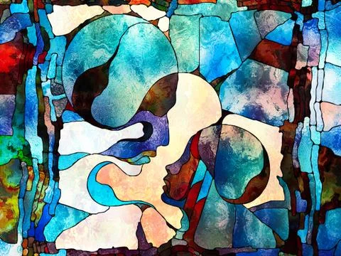 Sharing of Knowledge Stock Illustration