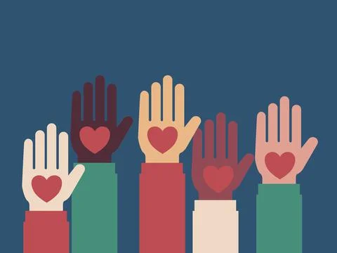 Sharing love Stock-Illustration