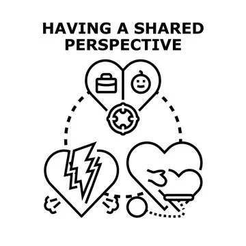 Sharing perspectives on relationships, problems and solutions Illustration