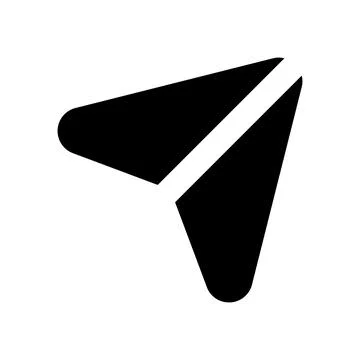 Sharing post black glyph ui icon 스톡 일러스트