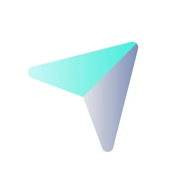 Sharing post flat gradient color ui icon Illustrazione stock