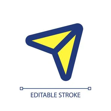 Sharing post pixel perfect RGB color ui icon 스톡 일러스트