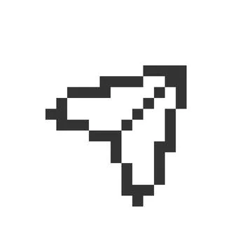 Sharing post pixelated ui icon 스톡 일러스트