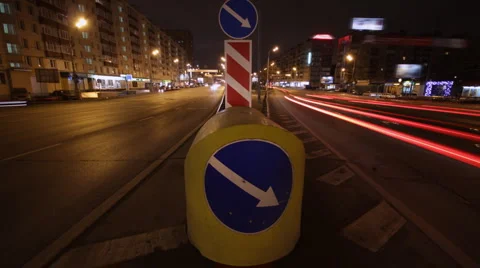 Sharing the road Stock Footage 950844