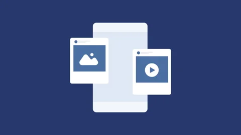 Sharing social media content from mobile phone 2d Animation with Alpha Matte Stock Footage 335917253