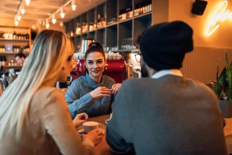 Sharing their knowledge Stock Photos