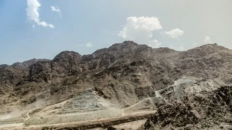 Sharja Mountains HD Stock Footage 18187311