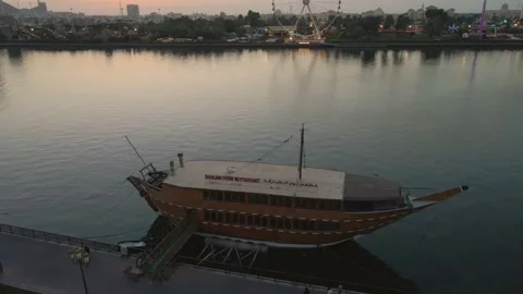 Sharjah Corniche Khalid Stock Footage 148038982