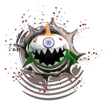 Shark concept - 3D Illustration Stock Illustration