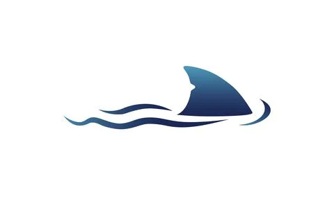Shark Fin Stock Illustration