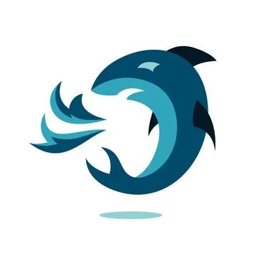 Shark icon logo vector Stock Illustration