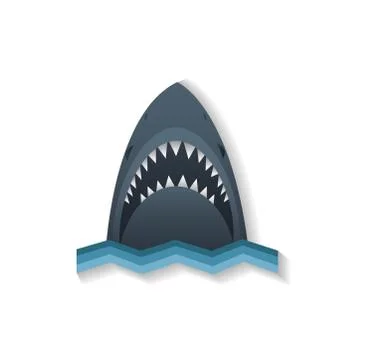 Shark icon vector illustration Stock Illustration