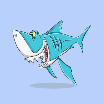 Shark illustration vector 스톡 일러스트