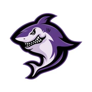 Shark Logo Design Vector. Sharks Logo for a club or sport team Stock Illustration