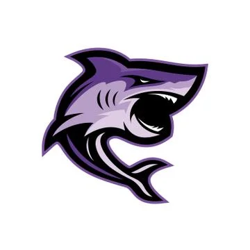 Shark Logo Design Vector. Sharks Logo for a club or sport team Stock Illustration