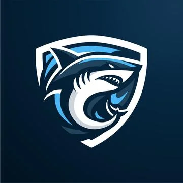 Shark logo design vector template Stock Illustration