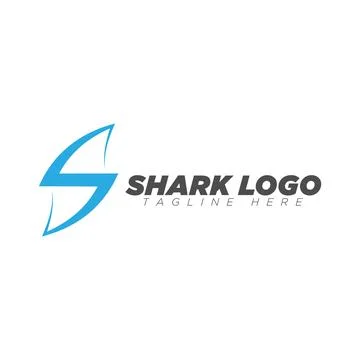 Shark logo Stock Illustration