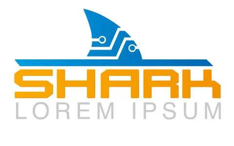Shark  logo template. Creative vector symbol Stockillustratie