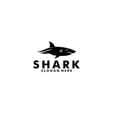 Shark logo vector, Fish Shark Vector logo template Stock Illustration