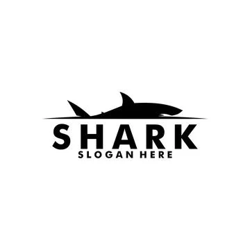 Shark logo vector, Fish Shark Vector logo template Stock Illustration