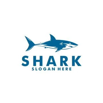 Shark logo vector, Fish Shark Vector logo template Stock Illustration