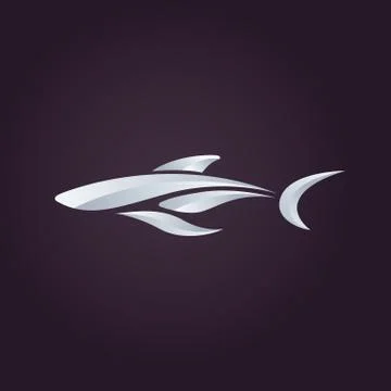 Shark logo vector Stock Illustration