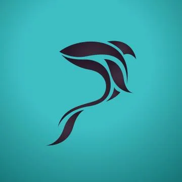 Shark logo vector Stock Illustration