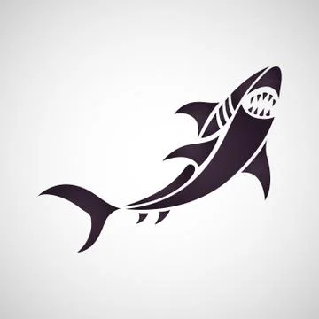 Shark logo vector Stock Illustration