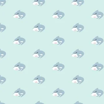 Shark pattern. Stock Illustration