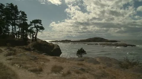 Shark Reef, Lopez Island WS timelapse Stock Footage