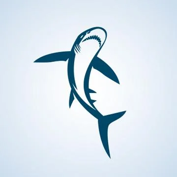 Shark - vector illustration Stock Illustration